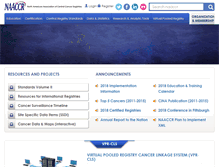 Tablet Screenshot of naaccr.org